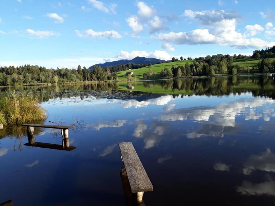Ferienwohnung-Susanne-Im-Gaestehaus-Bergfrieden Bayersoien Buitenkant foto